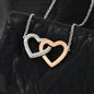 To My Daughter Irish Blessing Hearts Necklace - Urban Celt