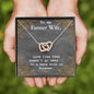 To My Farmer Wife Love Hearts Necklace - Urban Celt