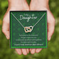 To My Daughter Irish Blessing Hearts Necklace - Urban Celt