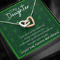 To My Daughter Irish Blessing Hearts Necklace - Urban Celt