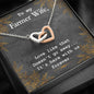 To My Farmer Wife Love Hearts Necklace - Urban Celt