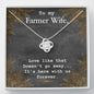 To My Farmer Wife Love Knot Necklace - Urban Celt