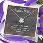 To My Farmer Wife Love Knot Necklace - Urban Celt