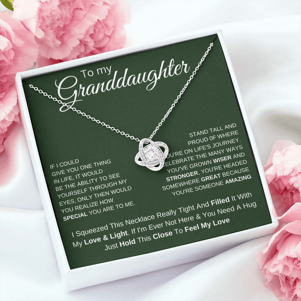 To my granddaughter necklace 2025