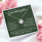 To My Granddaughter Celtic Love Knot Necklace - Urban Celt