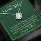To My Farmer Wife - Never Forget That I Love You Necklace - Urban Celt