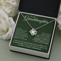 To My Granddaughter Celtic Love Knot Necklace - Urban Celt