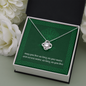 Celtic Love Knot Necklace - Gaelic Blessing Message Card - Urban Celt