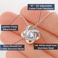 To Daughter from Dad Love Knot Necklace - Urban Celt