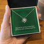 Celtic Love Knot Necklace - Gaelic Blessing Message Card - Urban Celt