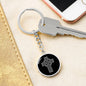 Celtic Cross Engraved Keychain - Urban Celt
