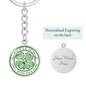Celtic - You'll Never Walk Alone Engraved Keychain - Urban Celt