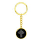 Celtic Cross Engraved Keychain - Urban Celt