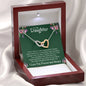 To My Daughter Forever and Always Hearts Necklace - Urban Celt
