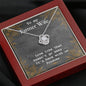 To My Farmer Wife Love Knot Necklace - Urban Celt