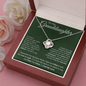 To My Granddaughter Celtic Love Knot Necklace - Urban Celt