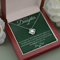 To Daughter from Dad Love Knot Necklace - Urban Celt