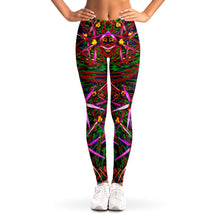 Load image into Gallery viewer, Psychedelic Leaves Leggings - Urban Celt