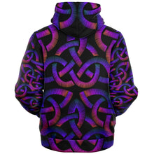 Load image into Gallery viewer, Funky Knot Work Fleece Lined Zip Hoodie - Urban Celt