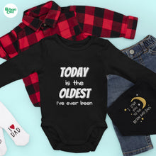 Load image into Gallery viewer, Today is the Oldest - Baby Bodysuit - Urban Celt