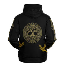 Load image into Gallery viewer, Modern Celtic Tree of Life Hoodie - Urban Celt