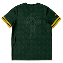 Load image into Gallery viewer, Ireland Premier Gold Shamrock Jersey - Urban Celt