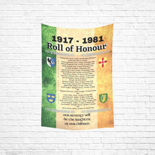 Load image into Gallery viewer, Roll of Honour Wall Tapestry 40" x 60" - Urban Celt