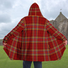 Load image into Gallery viewer, Red Tartan Hooded Cloak - Urban Celt