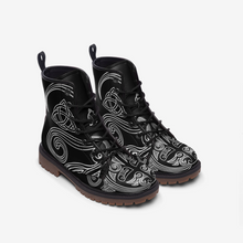 Load image into Gallery viewer, Celtic Knot Vegan Leather Boots MT1
