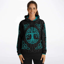 Load image into Gallery viewer, Celtic Norse Tree of Life Hoodie - Urban Celt