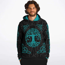 Load image into Gallery viewer, Celtic Norse Tree of Life Hoodie - Urban Celt