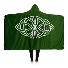 Load image into Gallery viewer, Double Celtic Knot Premium Hooded Blanket - Urban Celt