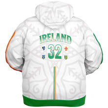 Load image into Gallery viewer, Plus Size Ireland 32 Zip Hoodie - Urban Celt