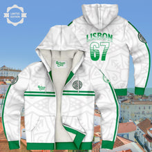 Load image into Gallery viewer, Lisbon Lions Fleece Lined Zip Hoodie - Urban Celt