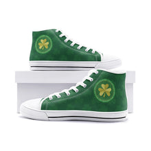 Load image into Gallery viewer, Irish Shamrock High Top Canvas Shoes - Urban Celt