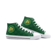 Load image into Gallery viewer, Irish Shamrock High Top Canvas Shoes - Urban Celt