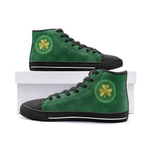 Load image into Gallery viewer, Irish Shamrock High Top Canvas Shoes - Urban Celt