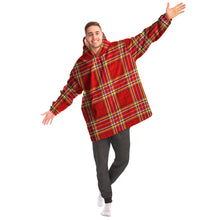 Load image into Gallery viewer, Red Tartan Plaid Snug Hoodie - Urban Celt