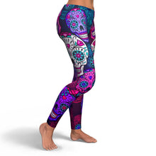 Load image into Gallery viewer, Sugar Skull Leggings - Urban Celt