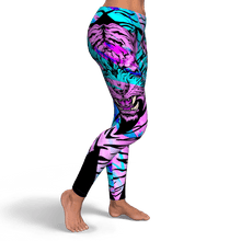 Load image into Gallery viewer, Neon Tiger Premium Leggings - Urban Celt
