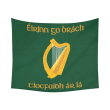 Load image into Gallery viewer, Eirinn go Brách Wall Tapestry 60" x 51" - Urban Celt