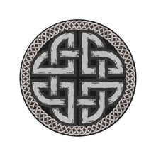 Load image into Gallery viewer, Celtic Knot Style Circular Micro Fleece Blanket - Urban Celt