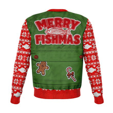 Load image into Gallery viewer, Merry Fishmas Ugly Christmas Sweatshirt - Urban Celt
