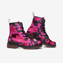 Load image into Gallery viewer, Pink Camo Vegan Leather Boots - Urban Celt