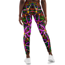 Load image into Gallery viewer, Psychedelic Leaves Leggings - Urban Celt