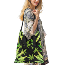 Load image into Gallery viewer, Canna Leaves Canvas Tote Bag - Urban Celt