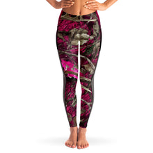 Load image into Gallery viewer, Wildlife Pink Yoga Leggings - Urban Celt