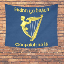 Load image into Gallery viewer, Eirinn go Brach Wall Tapestry 60" x 51" - Urban Celt