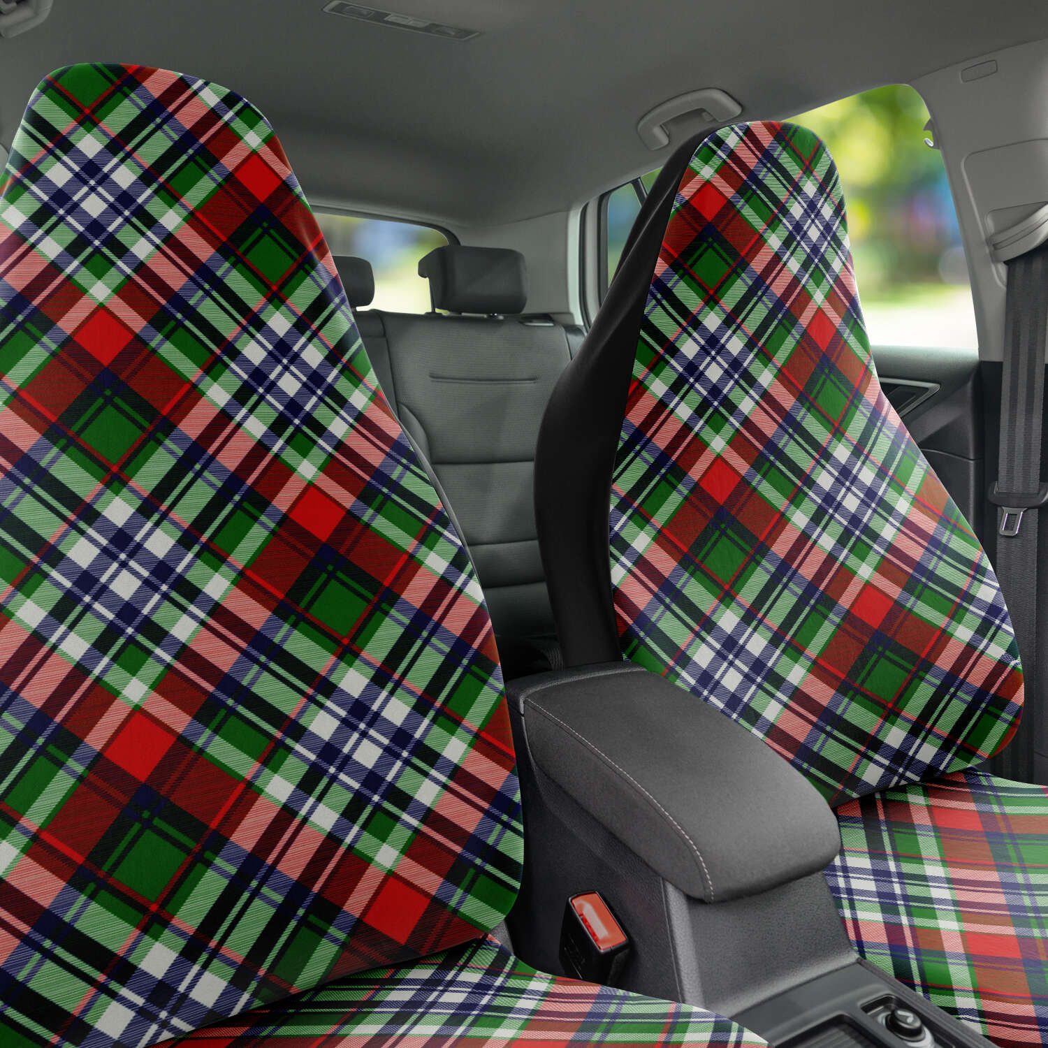 Plaid car outlet seat covers