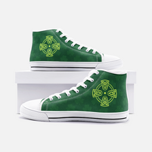 Load image into Gallery viewer, Celtic Cross High Top Canvas Shoes - Urban Celt